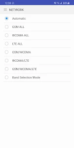 Samsung Band Selection