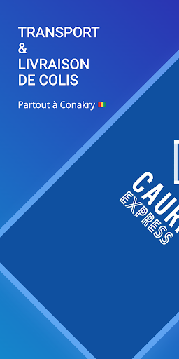 Android application Cauri Express - Taxi & Colis screenshort