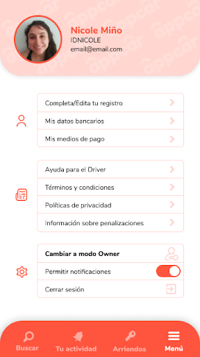 Appcar Screen 3