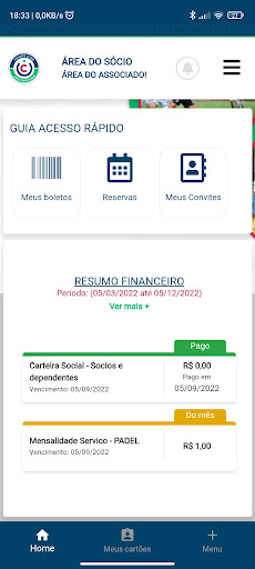 Android application Clube União Corinthians screenshort