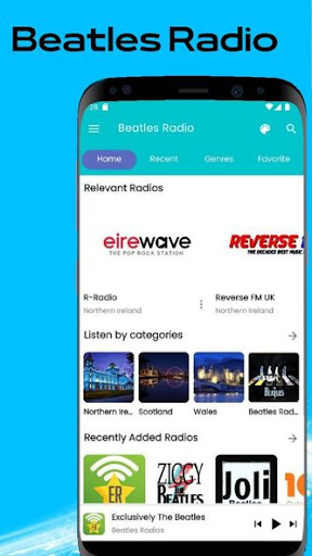 Android application Beatles Radio screenshort