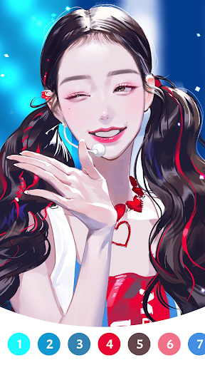 Android application IVE Paint by Number Game screenshort