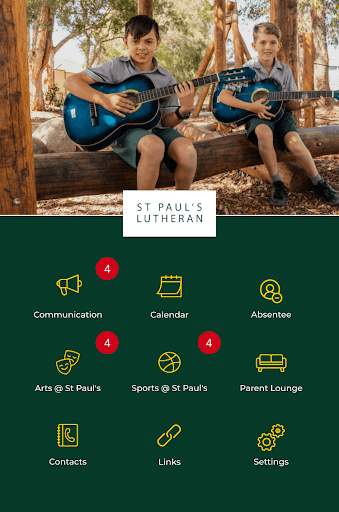 Android application St Pauls Lutheran PS screenshort