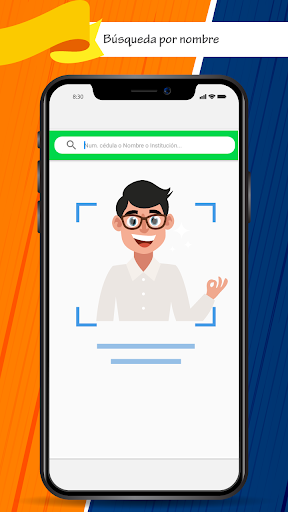 Android application Cédula profesional screenshort