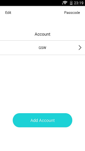 G5W Alarm Screen 2