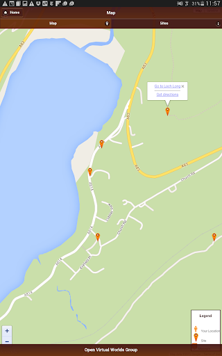 Arrochar Mobile App Screen 2