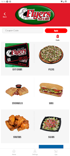 Screenshot of Flyers Pizza