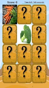 Vegetable matching game