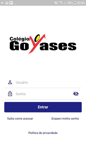 Android application Colégio Goyases screenshort