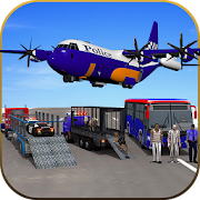 US Police Airplane Cop Dog Transporter Kids Games 1.0.4 Icon