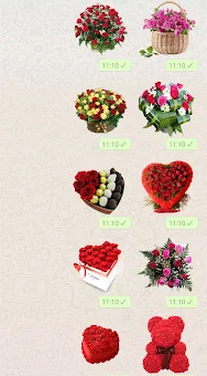 WASticker Flowers Stickers screenshot 23
