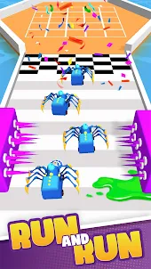 Spider Run: Alphabet Race 3D