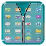 Transparent Zipper Lock Screen icon