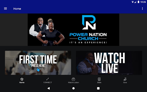 Screenshot of Power Nation Church