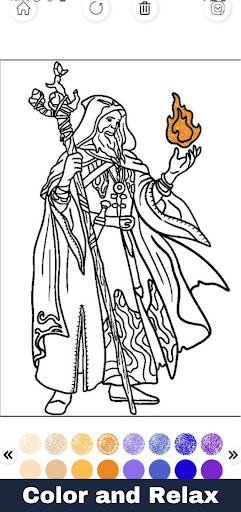 Magic Coloring Book Glitter