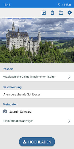 DIALOG 5 Reporter-App Screen 3