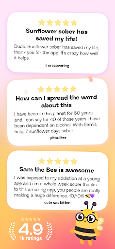 Sober Day Counter - Sunflower screenshot 6