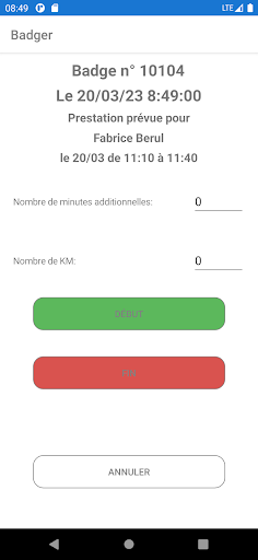 Télégestion Appius Screen 2