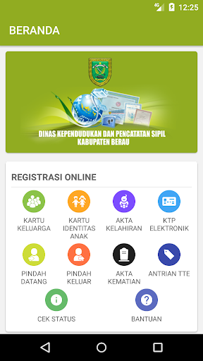 DISDUKCAPIL BERAU Screen 2