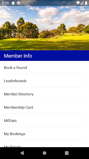 Mount Osmond Golf Club Screen 2