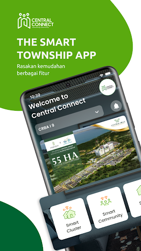 Android application Central Connect screenshort