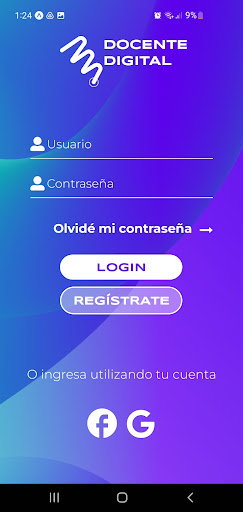 Android application Docente Digital screenshort