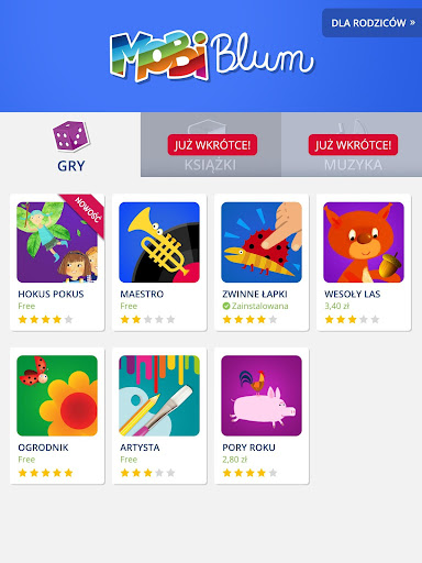 Android application Mobi Blum screenshort