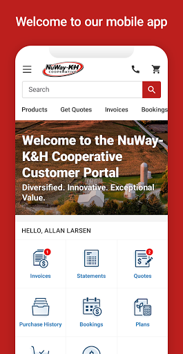 Android application NuWay-K&H Cooperative screenshort