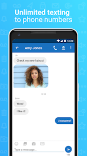 Talkatone: Free Texts, Calls & Phone Number 6.5.0 screenshots 1