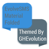EvolveSMS Folded Blue Material icon