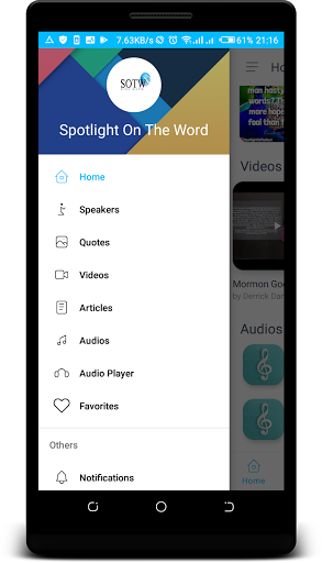 Android application Spotlight On The Word screenshort