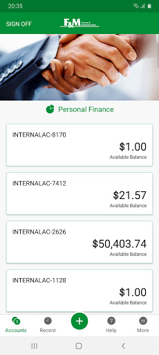 F&M Bank AL Screen 2