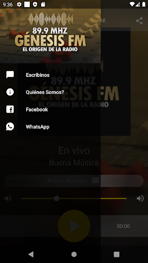Génesis Fm 89.9 mhz Screen 2