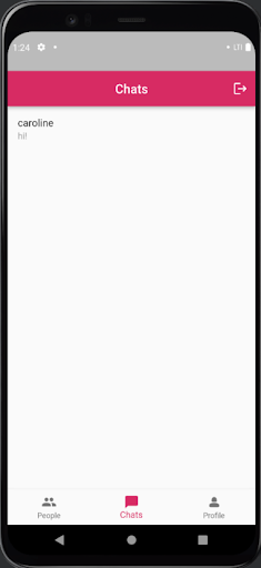 TDIChatUp Screen 2