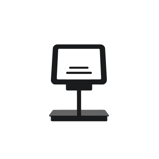 Minimalist Teleprompter logo