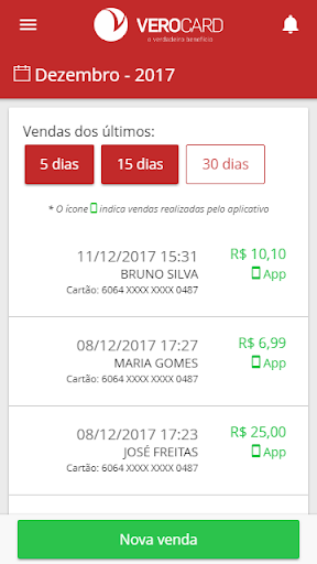 Verocard Estabelecimento Screen 3
