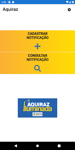 Android application Aquiraz Iluminada screenshort