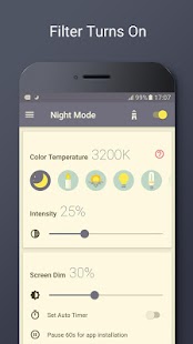 Blue Light Filter - Night Mode Captura de tela