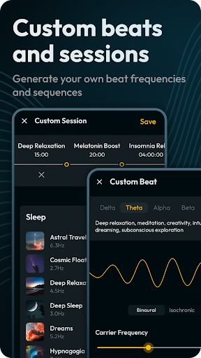 Screenshot of Binaural Beats Brainwaves
