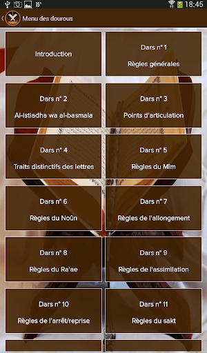 Tajwid Al Quran  Leçons Cora