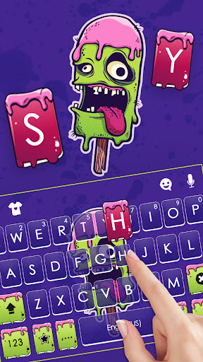 Graffiti Ice Cream Keyboard Ba Screen 2