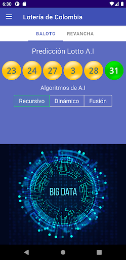 lotería de Colombia Predicción Screen 2