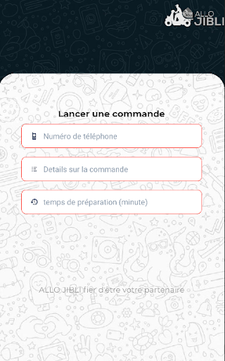 ALLO JIBLI Partenaire Screen 3