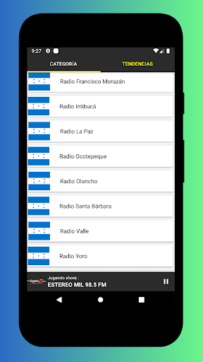 Radio Honduras FM AM - Online Screen 2