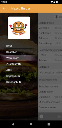Hazko Burger Screen 3