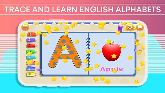 Trace and Learn ABC, abc, 123