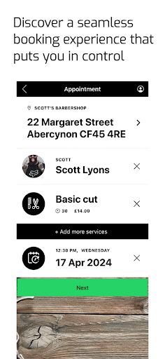Scotts Barbershop Screen 3