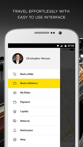 Orbit Taxi & Delivery Screen 2