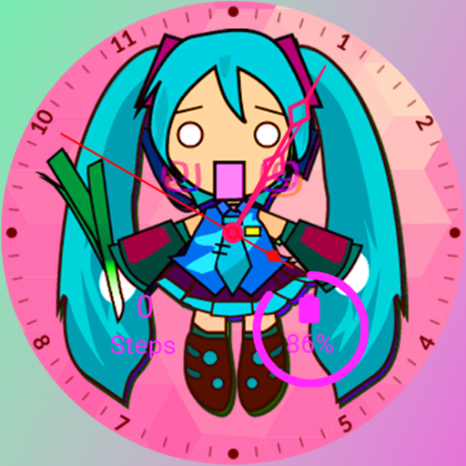Android application Miku Watch Face screenshort