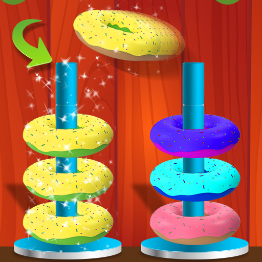 Donut Hoop Stack- Sort it 3D logo
